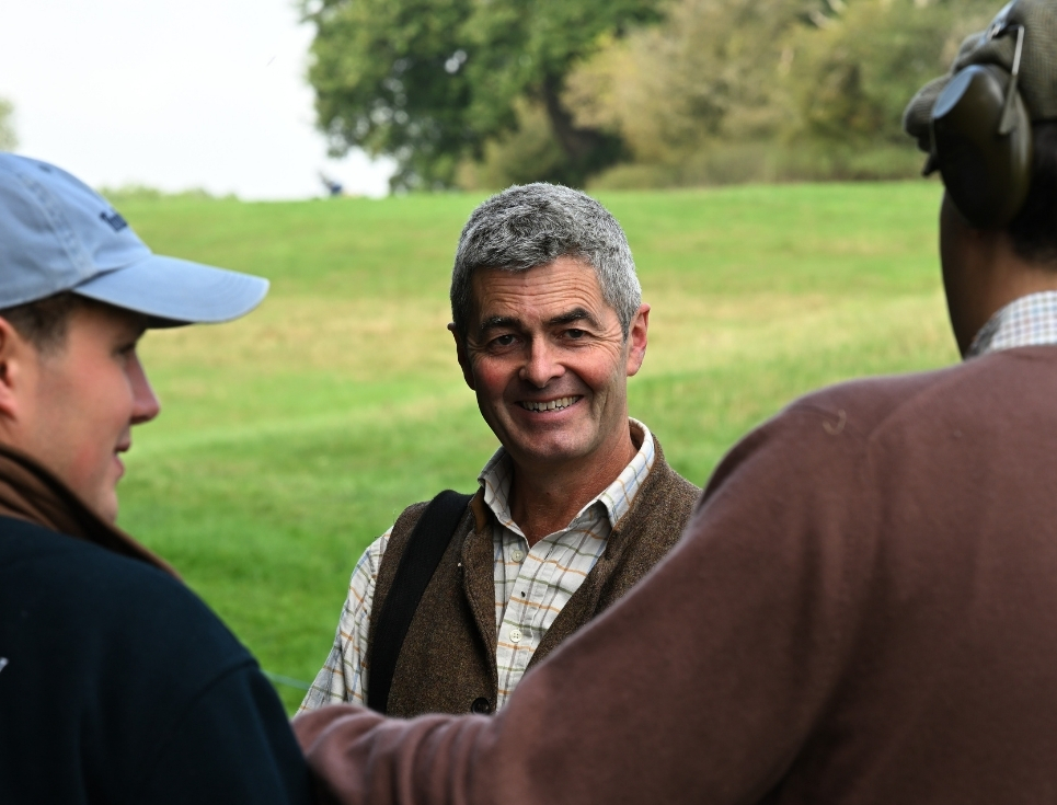 Smiling Man at Clay Shoot